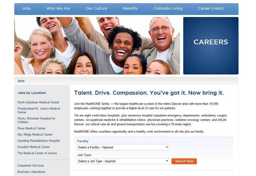 integrate a mobile-optimized career site